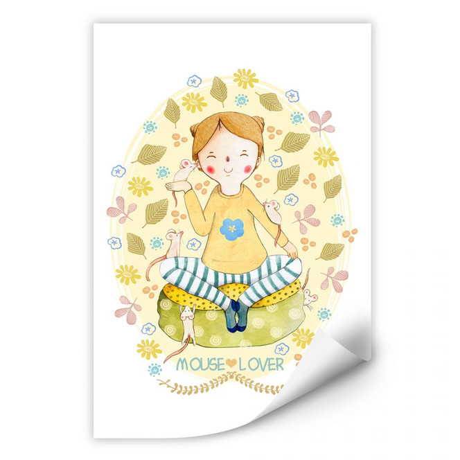 Wallprint Loske - Mouse Lover