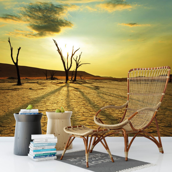 Fototapete Desert Valley - 240x260cm - Bild 1