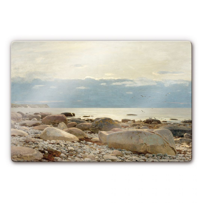 Glasbild Dücker - Rügen