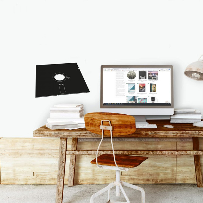 Wandtattoo Floppy Disk