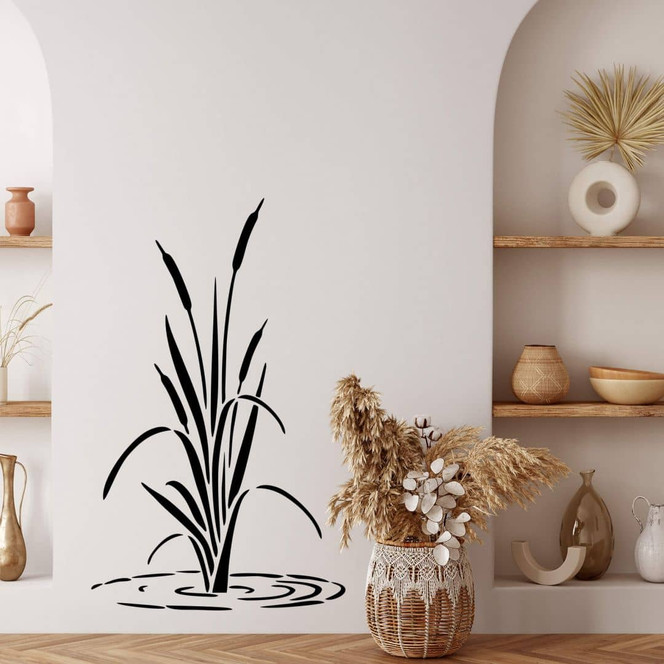 Wandtattoo Schilf im Wasser