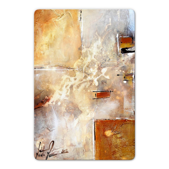 Glasbild Fedrau - Kubus 02