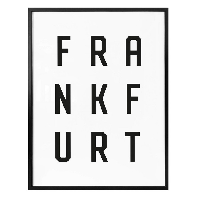Poster - Typographie Frankfurt
