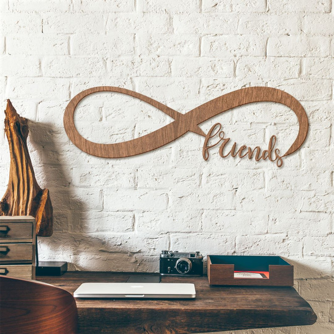 Holzkunst - Unendlich Friends - Mahagoni