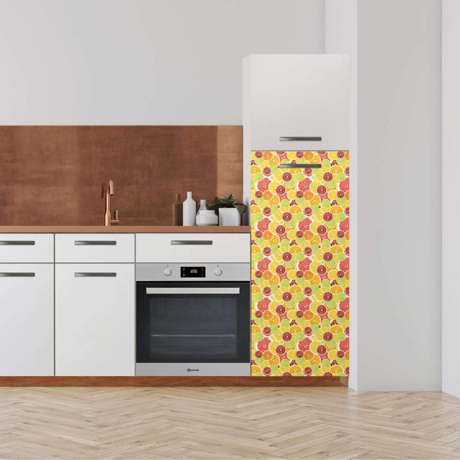 Klebefolie - Hochschrank (60x140cm) - Citrus- Bild 1