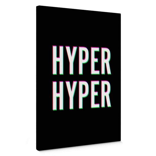 Leinwandbild Hyper Hyper - Glitch Effekt