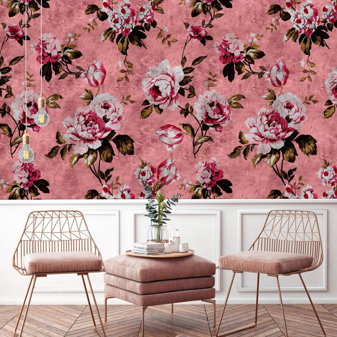 Livingwalls Fototapete Walls by Patel 2 wild roses 4 - Bild 1