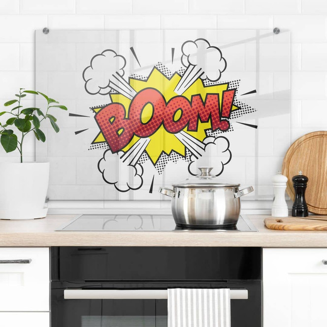 Spritzschutz Boom - Comic