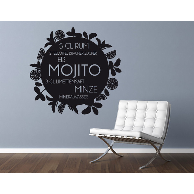 Wandtattoo Mojito