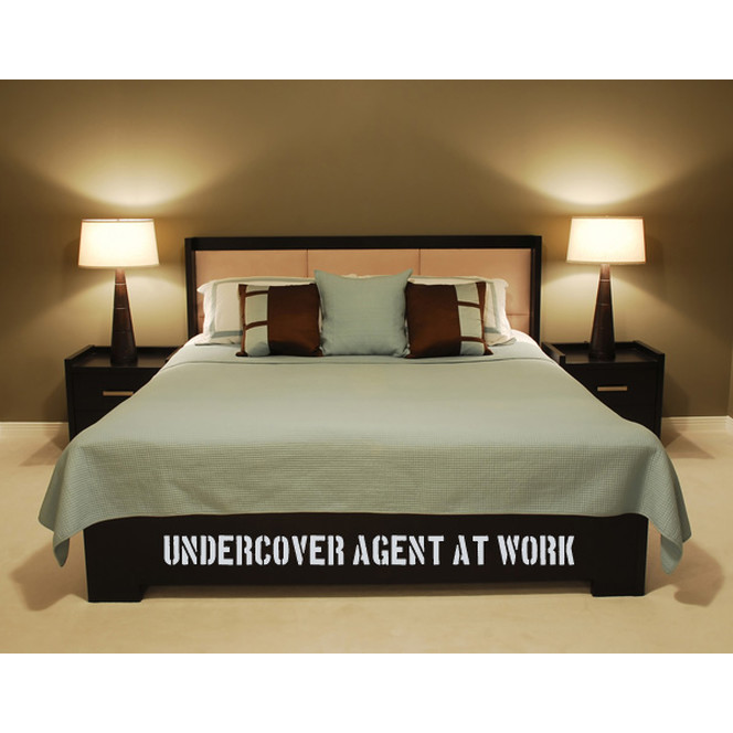 Wandtattoo Undercover Agent