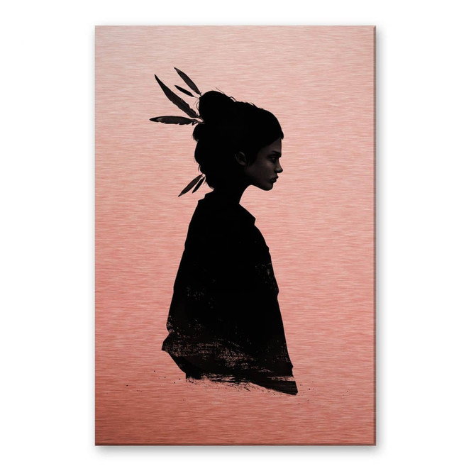 Alu-Dibond Bild mit Kupfereffekt Ireland - Never Never