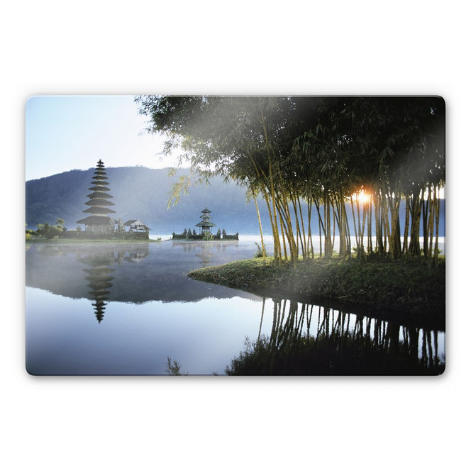 Glasbild NG Japanischer Tempel