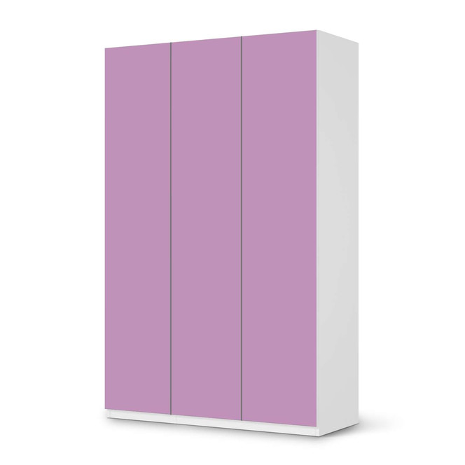 Möbelfolie IKEA Pax Schrank 236cm Höhe - 3 Türen - Flieder Light- Bild 1