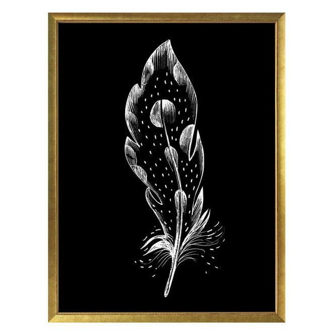 Poster - Kvilis - Feder mit Pünktchen 01