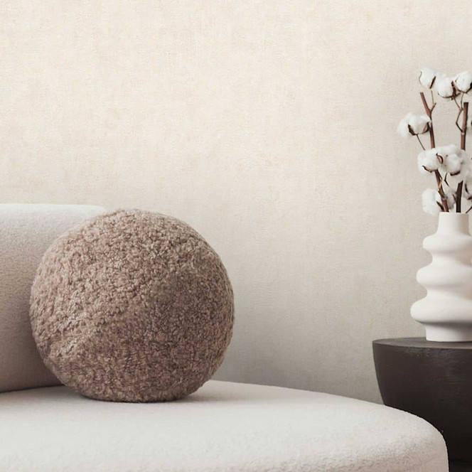 Betonoptik-Tapete Beige - Moderne Vliestapete in Putz-Optik