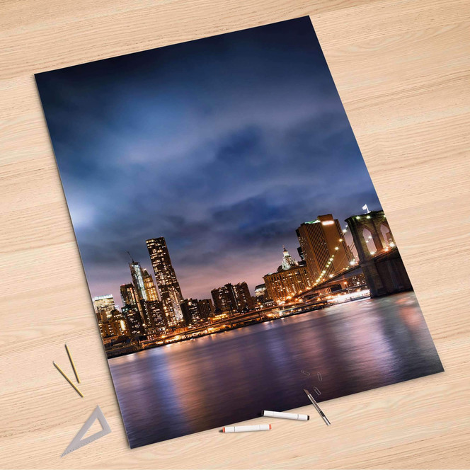 Folienbogen (100x150cm) - Brooklyn Bridge- Bild 1