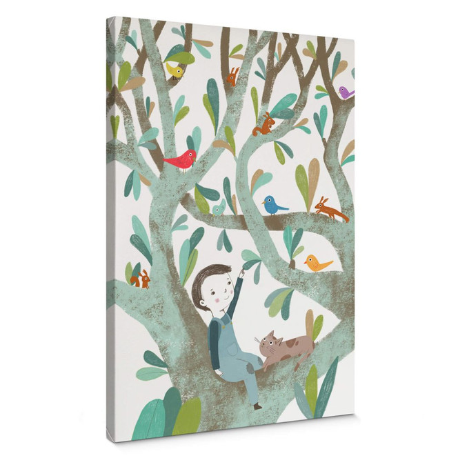 Leinwandbild Loske - Im Baum 01