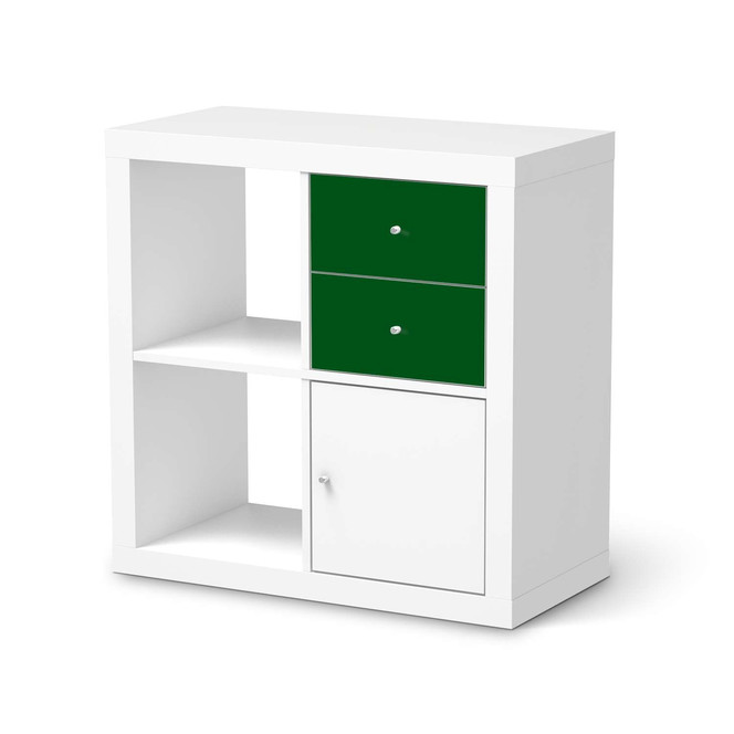 Möbelfolie IKEA IKEA Expedit Regal Schubladen - Grün Dark- Bild 1
