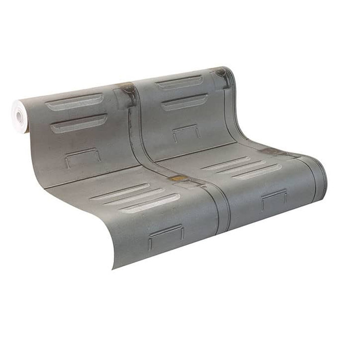 Rasch Vliestapete Crispy Paper grau, schwarz