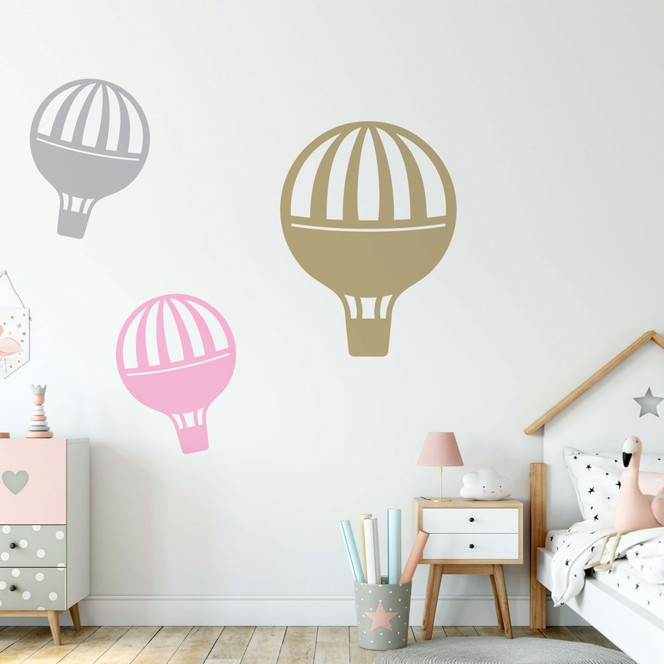 Wandtattoo Fesselballon