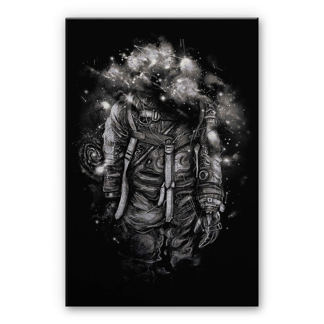 Alu-Dibond Bild mit Silbereffekt Nicebleed - Lost in cosmic shades