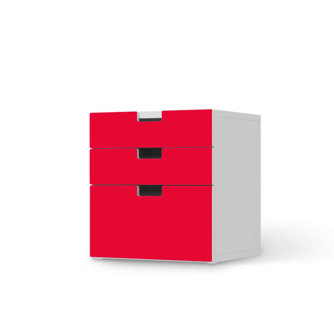 Folie IKEA Stuva / Malad Kommode - 3 Schubladen - Rot Light- Bild 1