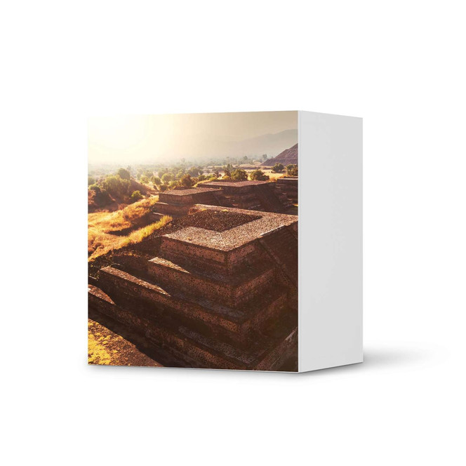 Klebefolie IKEA Besta Regal 1 Türe - Teotihuacan- Bild 1