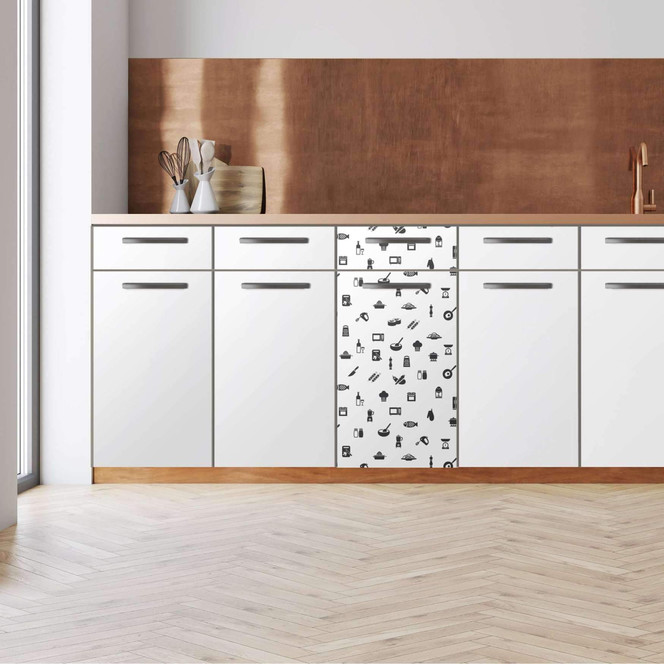 Küchenfolie - Unterschrank 40cm Breite - Tasty