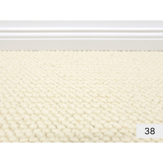 Malta Berber Teppichboden Meterware in White 38