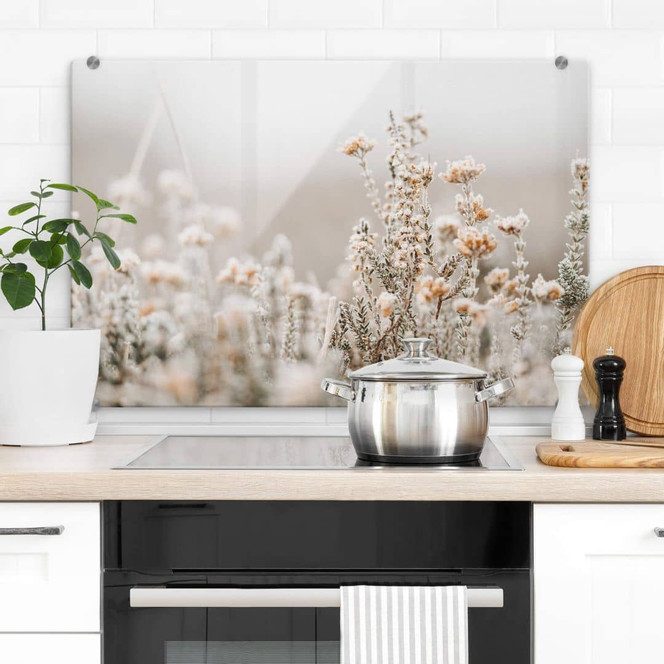 Spritzschutz Annie - Eisblüten