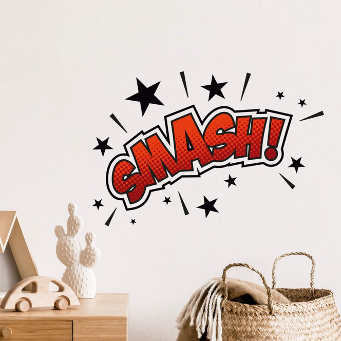 Wandtattoo Comic Soundeffect - Smash!