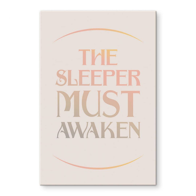 Acrylglasbild Filmzitat aus Dune - The Sleeper must awaken