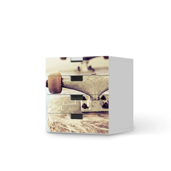 Klebefolie IKEA Stuva / Malad Kommode - 4 Schubladen - Skateboard- Bild 1