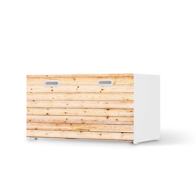 Möbelfolie IKEA Stuva / Fritids Bank mit Kasten - Bright Planks- Bild 1