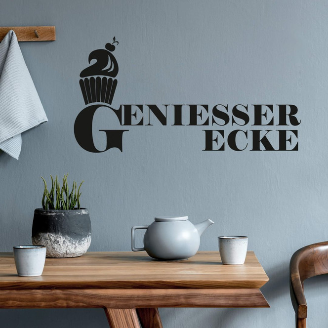 Wandtattoo Geniesser Ecke 4