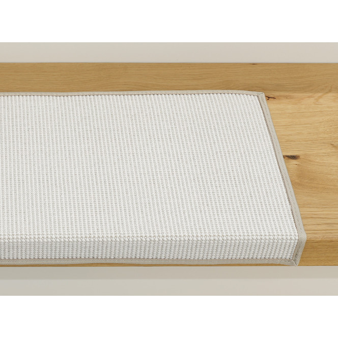 HEVO® Nele Stufenmatte nach Mass Stufenmatte Rechteckig Wunschmass in Ivory