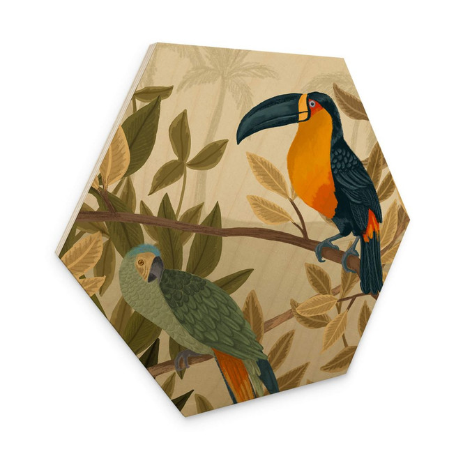 Hexagon Holz - Goed Blauw - Paradies