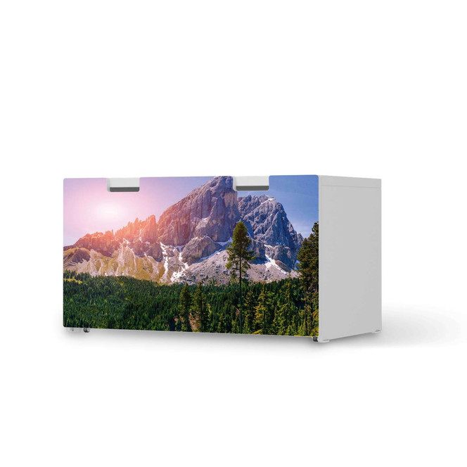 Möbelfolie IKEA Stuva / Malad Banktruhe - Alpenblick- Bild 1