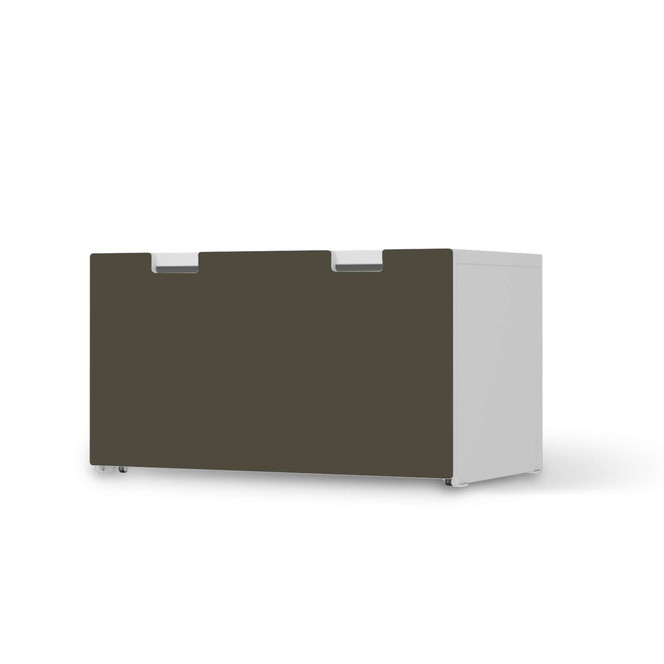 Möbelfolie IKEA Stuva / Malad Banktruhe - Braungrau Dark- Bild 1