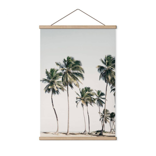 Stoffbild Tropische Palmen am Strand - Sisi & Seb