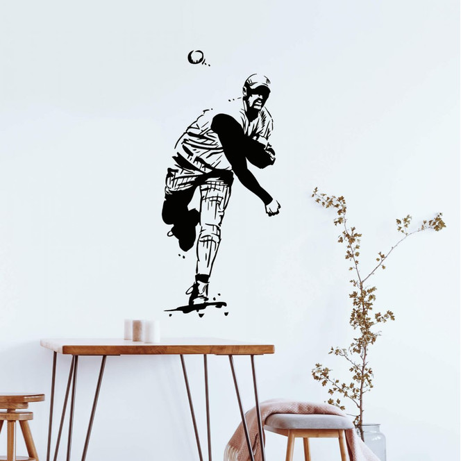 Wandtattoo Baseball 1