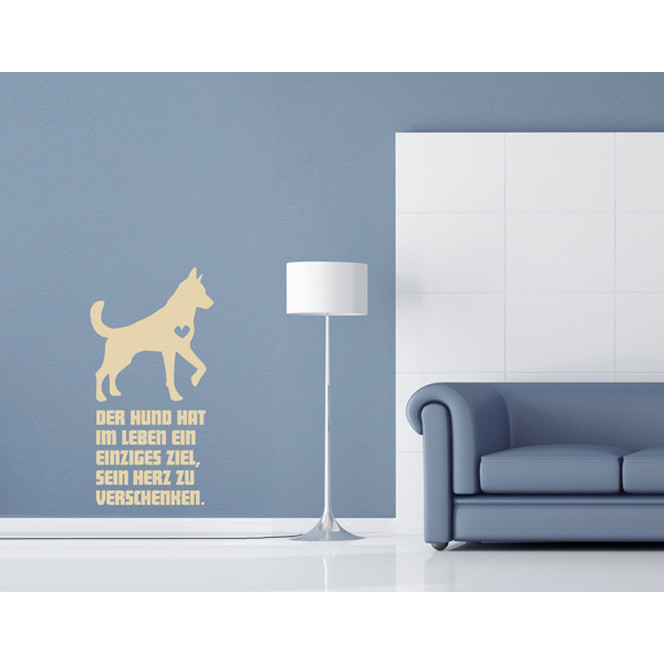 Wandtattoo Der Hund hat...