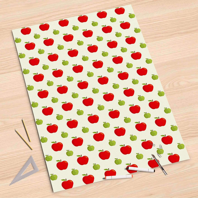 Folienbogen (80x120cm) - An apple a day- Bild 1