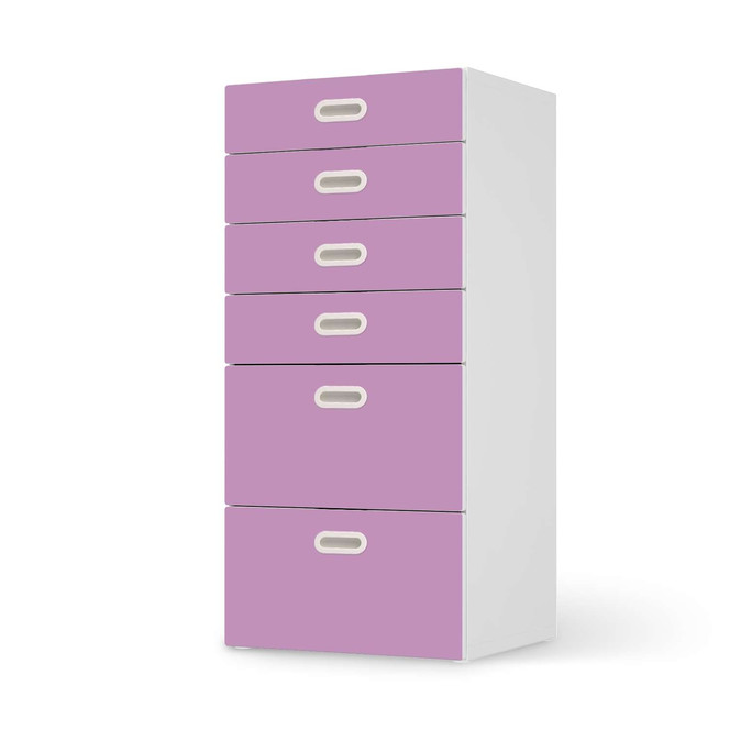 Klebefolie IKEA Stuva / Fritids Kommode - 6 Schubladen - Flieder Light- Bild 1