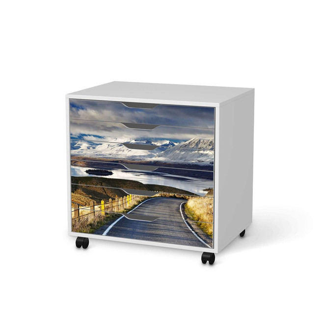 Möbelfolie IKEA Alex Rollcontainer 6 Schubladen - New Zealand- Bild 1