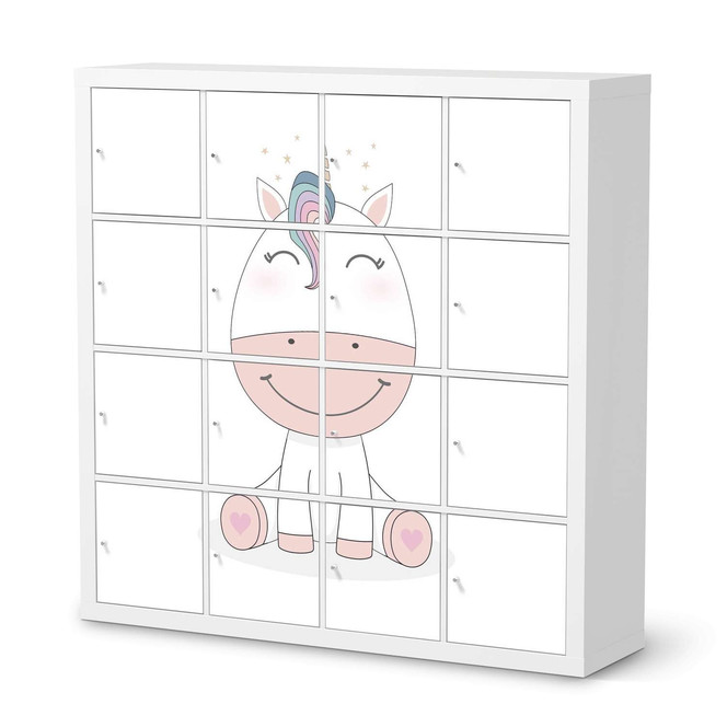 Möbelfolie IKEA Expedit Regal 16 Türen - Baby Unicorn- Bild 1