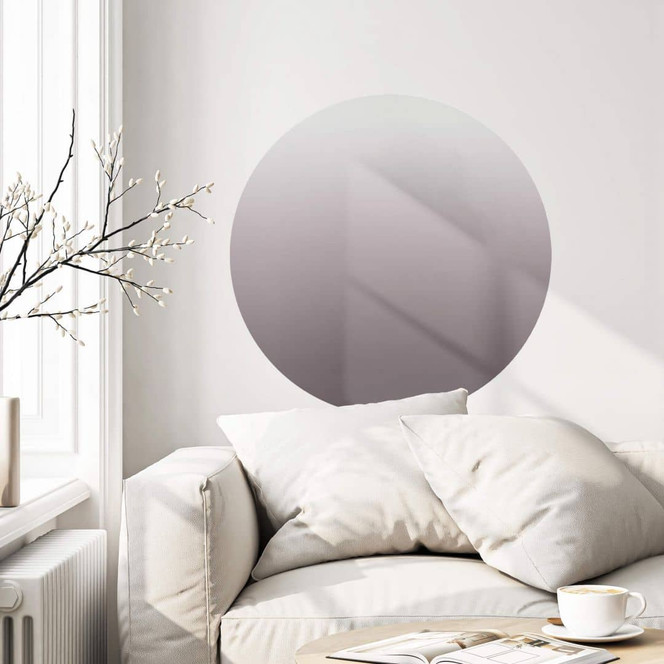 Wandtattoo Ombre Mauve - Rund