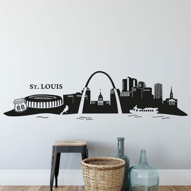 Wandtattoo St. Louis Skyline