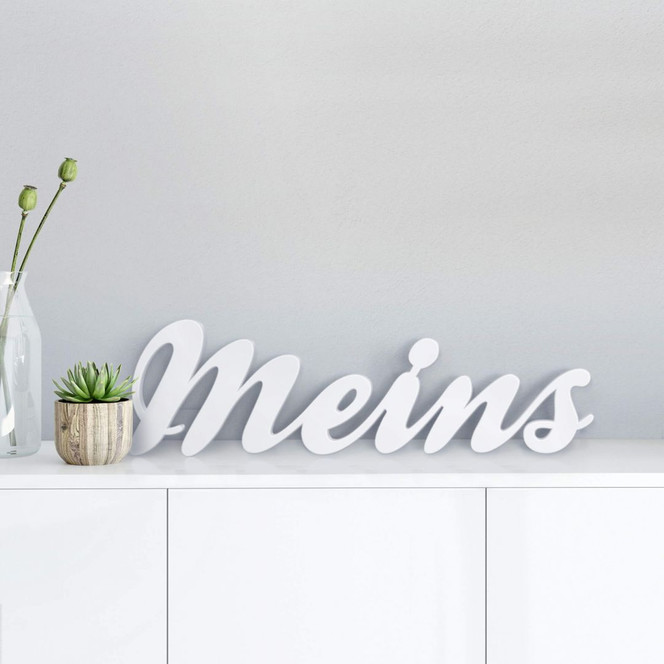 Dekobuchstaben 3D Meins