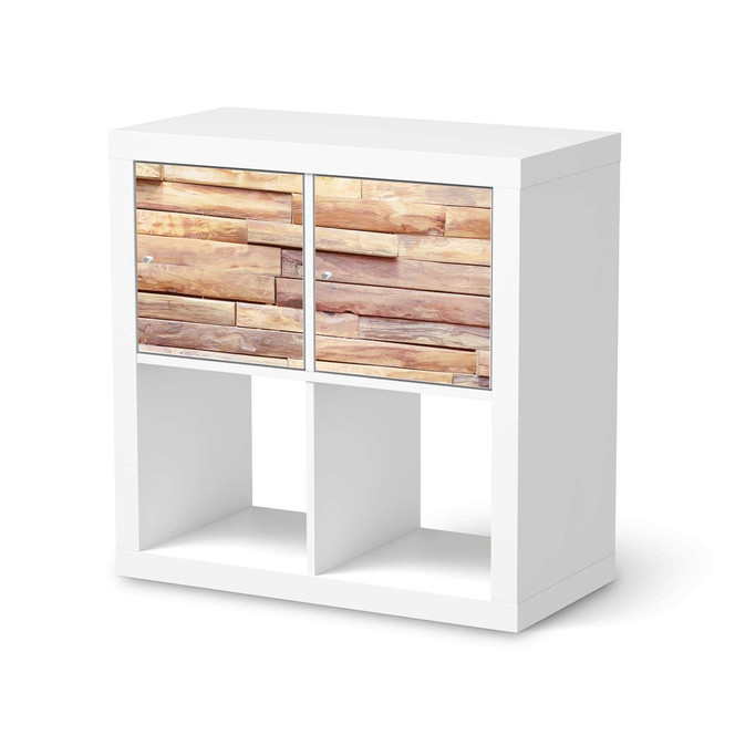 Möbelfolie IKEA Kallax Regal 2 Türen (quer) - Artwood- Bild 1